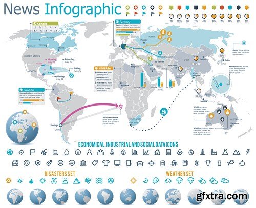 Infographics Elements #38 - 25 EPS