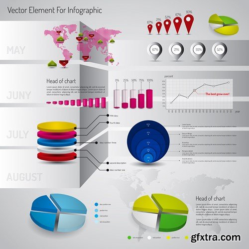 Infographics Elements #38 - 25 EPS