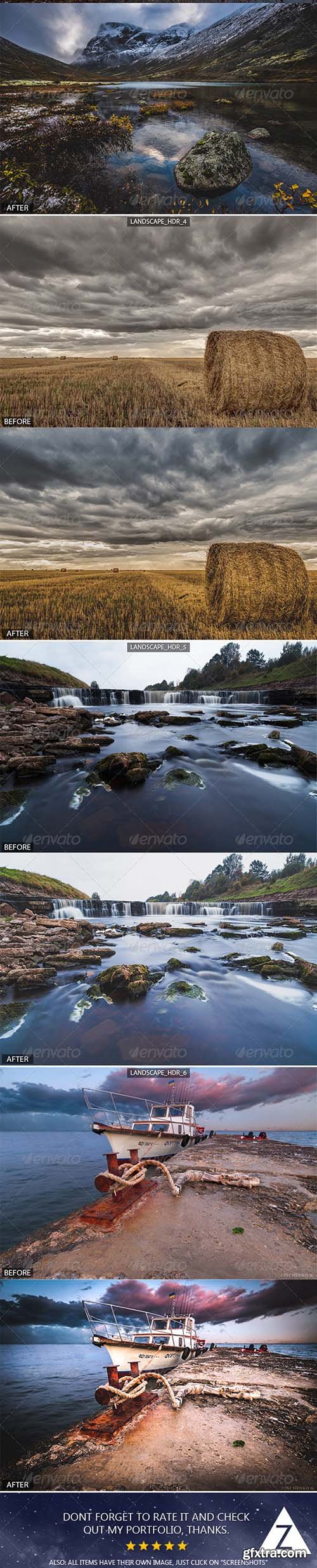 GraphicRiver 6 HDR Landscape Pro Presets 6351565