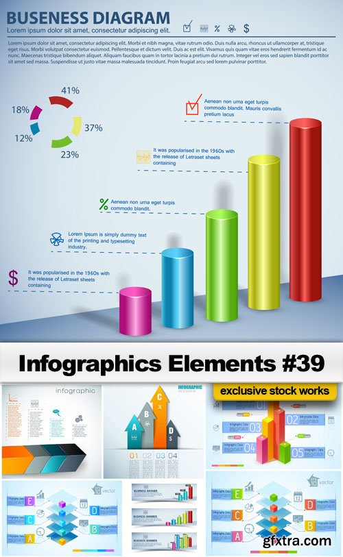 Infographics Elements #39 - 25 EPS