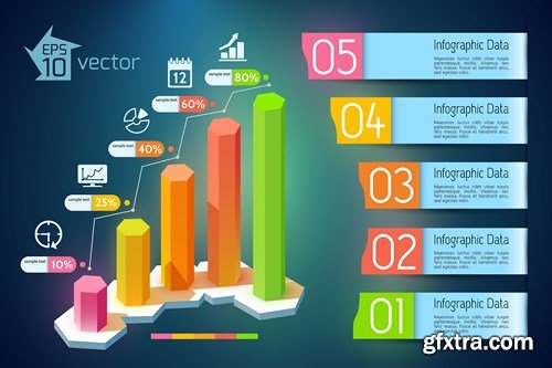 Infographics Elements #39 - 25 EPS