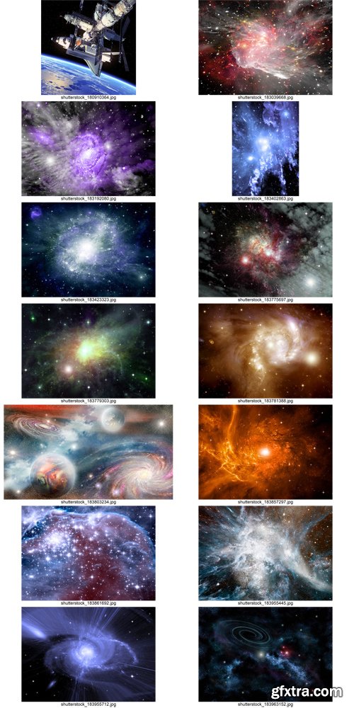 Stock Photos - Space, 25xJpg