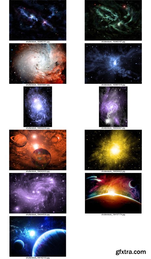 Stock Photos - Space, 25xJpg