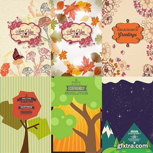 Decorations and Typo Vector Pack 1