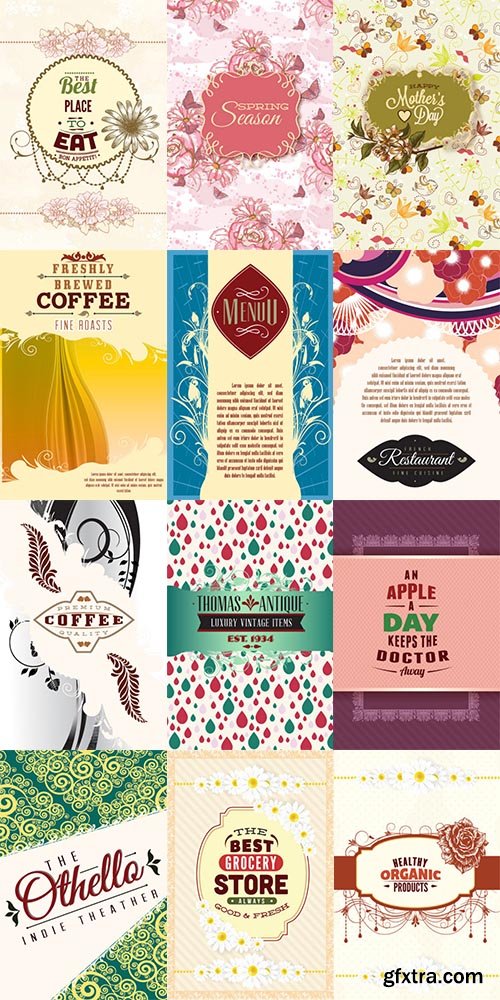 Decorations and Typo Vector Pack 5