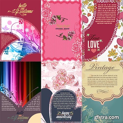 Decorations and Typo Vector Pack 5