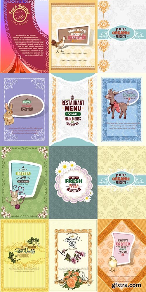 Decorations and Typo Vector Pack 5