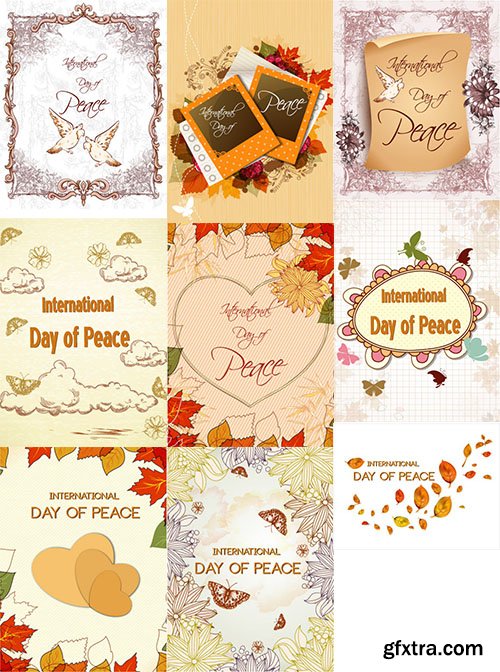 International Day of Peace Vector Pack 3