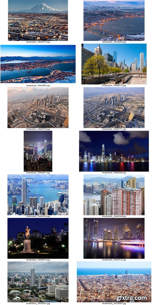 Stock Photos - World Cities 8, 25xJpg