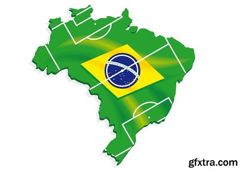 Brazil - FIFA World Cup 2014, 25xEPS