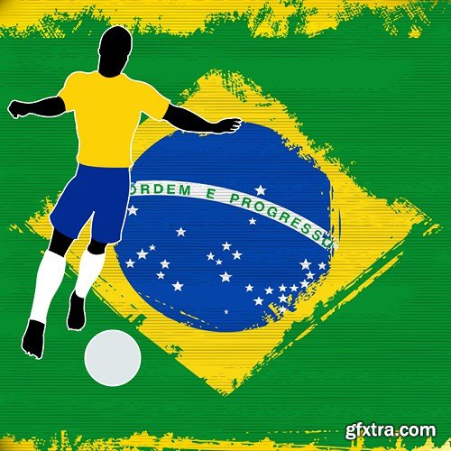 Brazil - FIFA World Cup 2014, 25xEPS