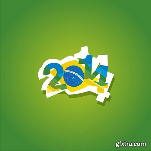 Brazil - FIFA World Cup 2014, 25xEPS