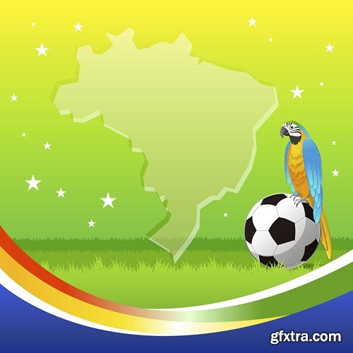 Brazil - FIFA World Cup 2014, 25xEPS