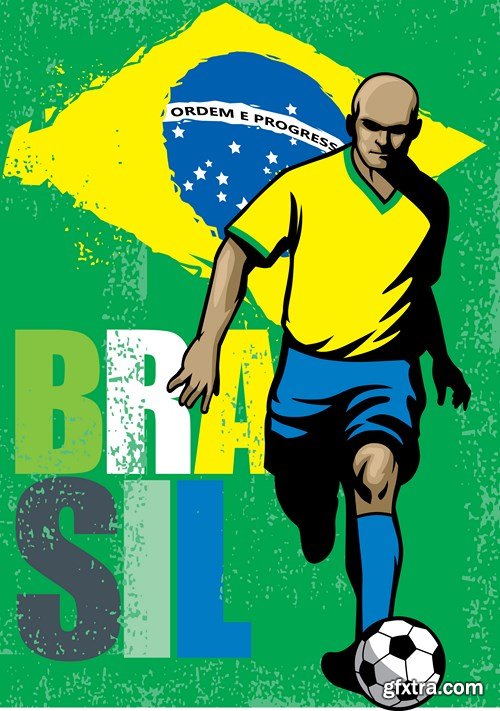 Brazil - FIFA World Cup 2014, 25xEPS