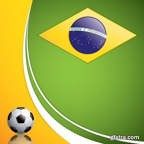 Brazil - FIFA World Cup 2014, 25xEPS