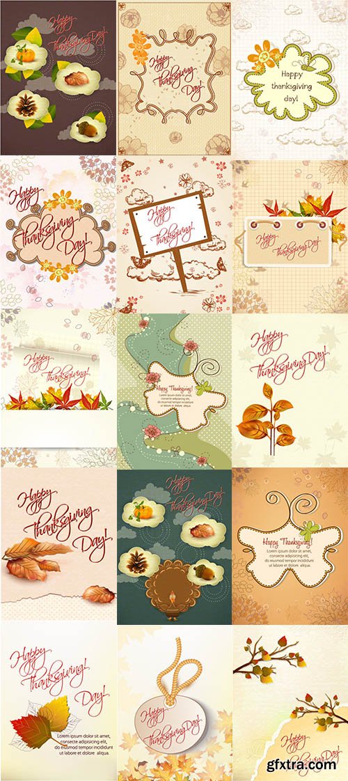 Thanksgiving Vector Pack 2