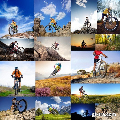 Mountain Bike Collection - 25 Vector