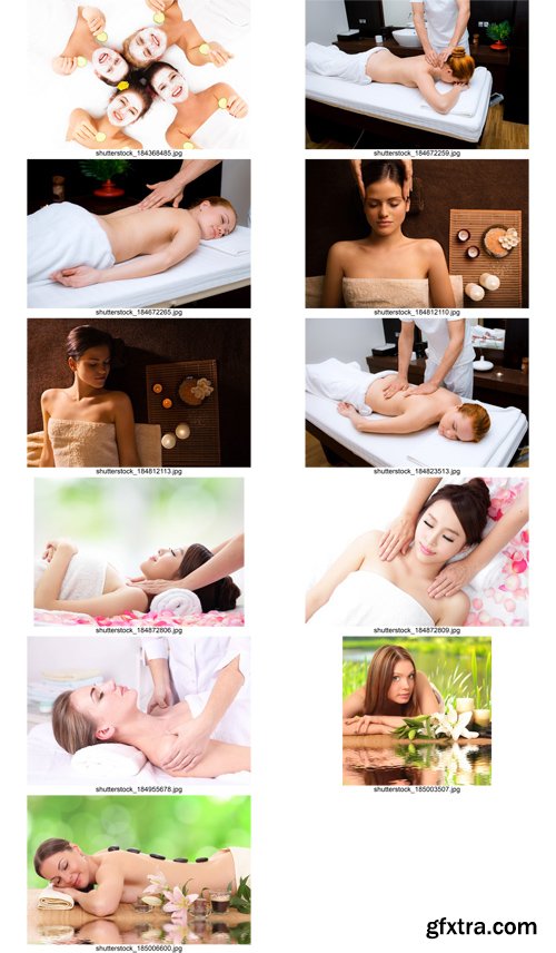 Stock Photos - Beautiful spa Girls, 25xJpg