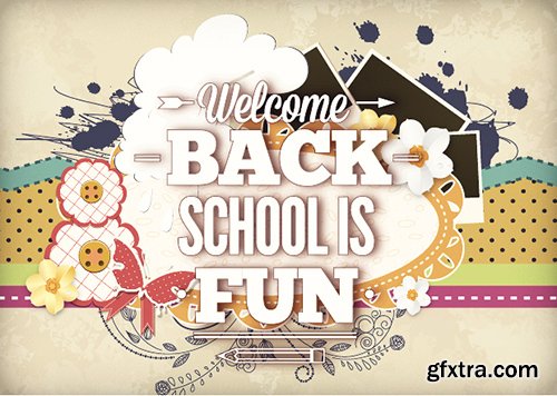 30 Back to School Vector Illustrations