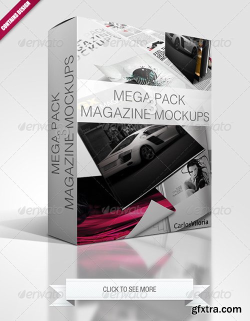 GraphicRiver Mega Pack Magazine Mockups 3 243894