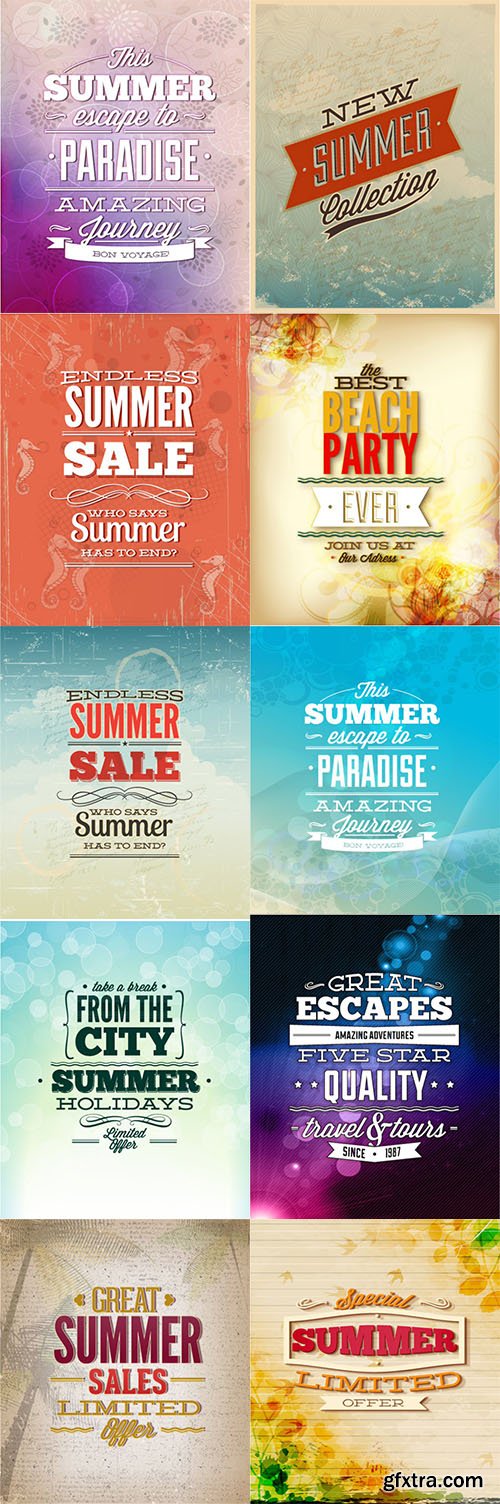 10 Summer Vector Collection 1