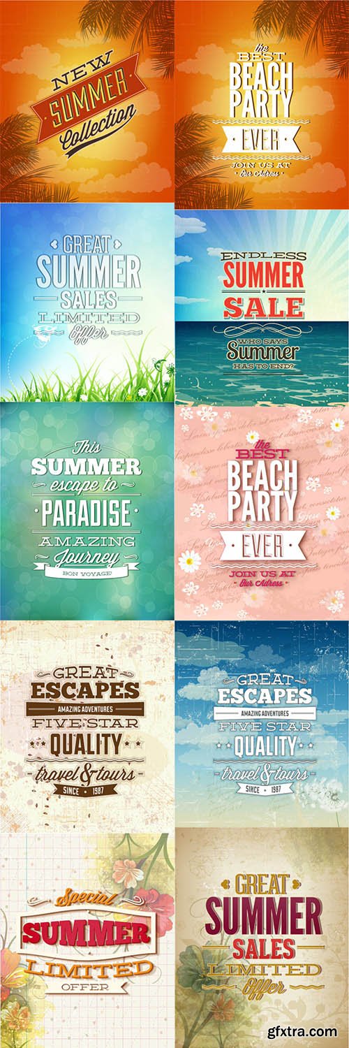 10 Summer Vector Collection 9