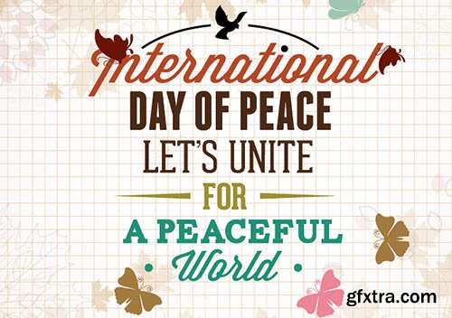 30 International Day of Peace Vector Collection