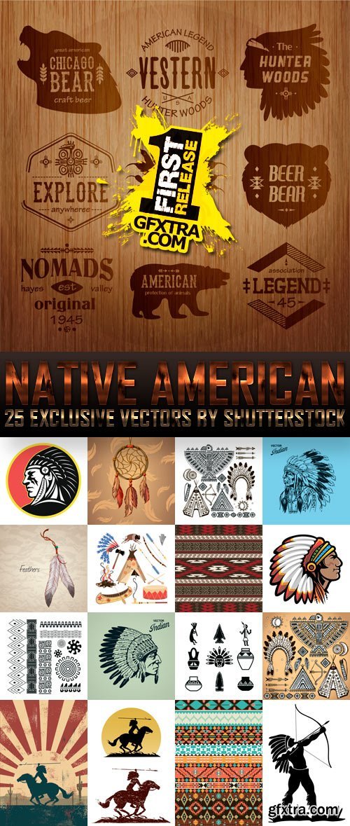 Amazing SS - Native American, 25xEPS