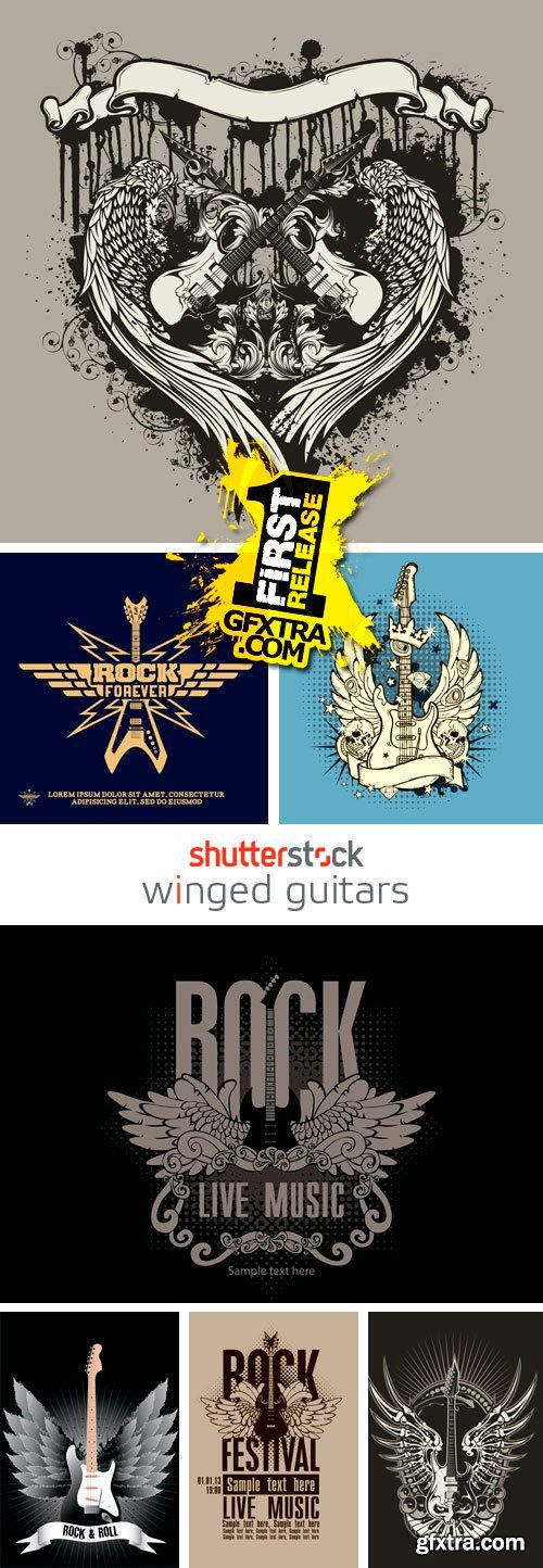 Amazing SS - Winged Guitars, 25xEPS