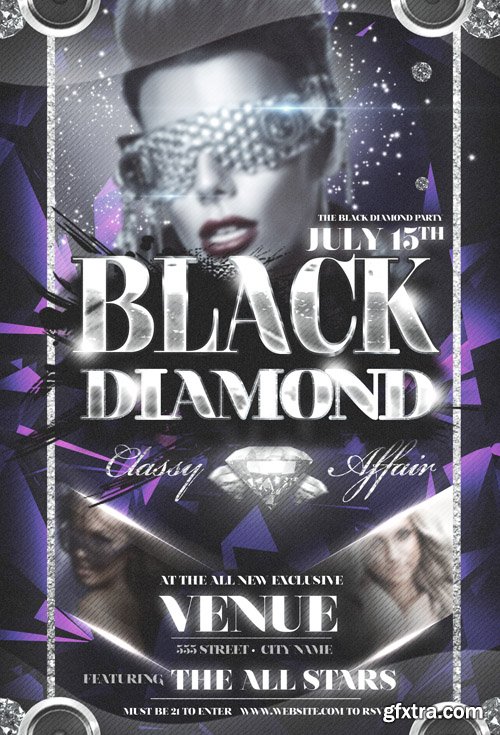 Black Diamond Flyer Template