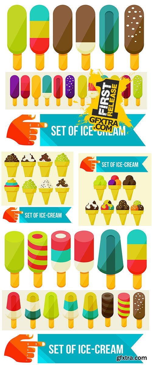 Stock: Ice cream set