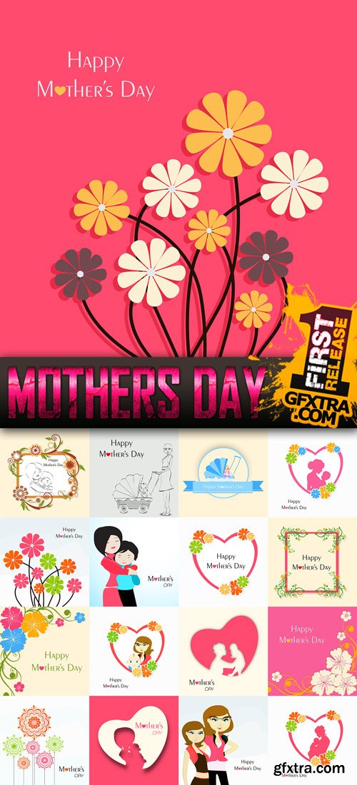 Mothers Day Vector Pack 1