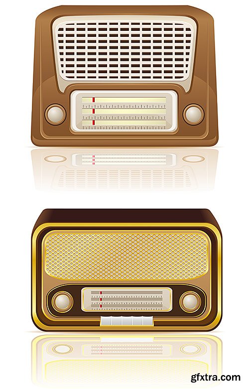 Old technology - VectorStock