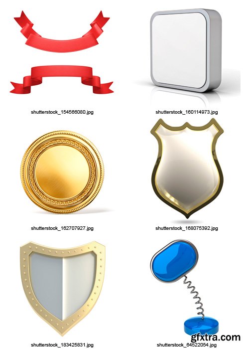 Amazing SS - 3D Badges, 25xJPGs