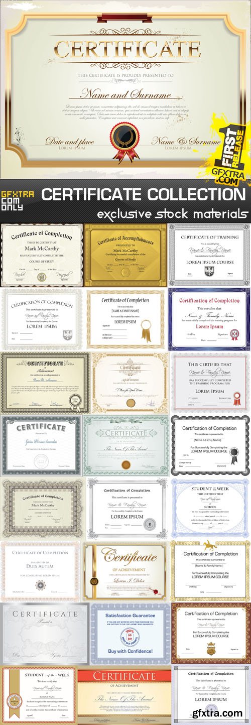 Certificate Collection, 25xEPS