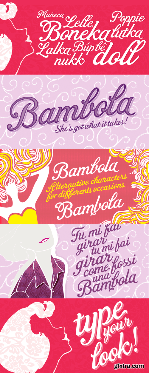 Bambola Font for $60