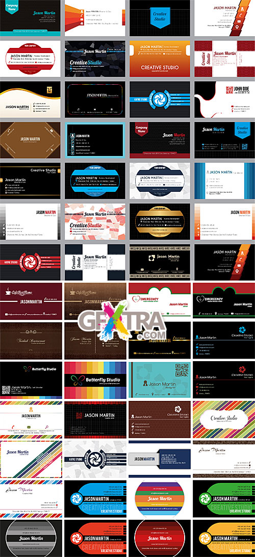 Creative corporate business cards