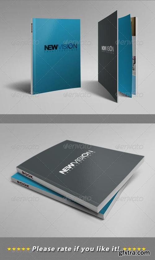 GraphicRiver - Thick Book Brochures Preview Mock-Ups V2 -