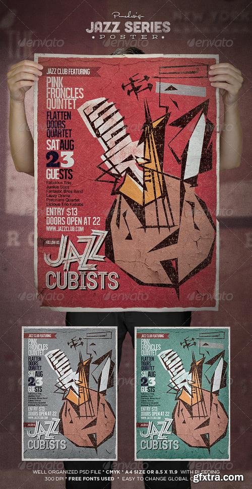 GraphicRiver - Jazz | Flyer/Poster Template - 2708846