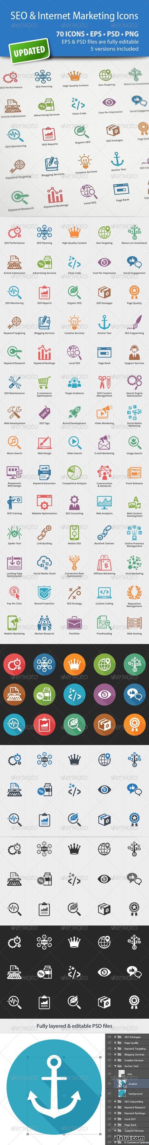 GraphicRiver - SEO & Internet Marketing Icons - 4432000