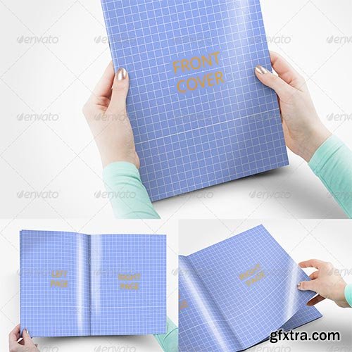 GraphicRiver - US Letter Brochure / Folder Mock-up