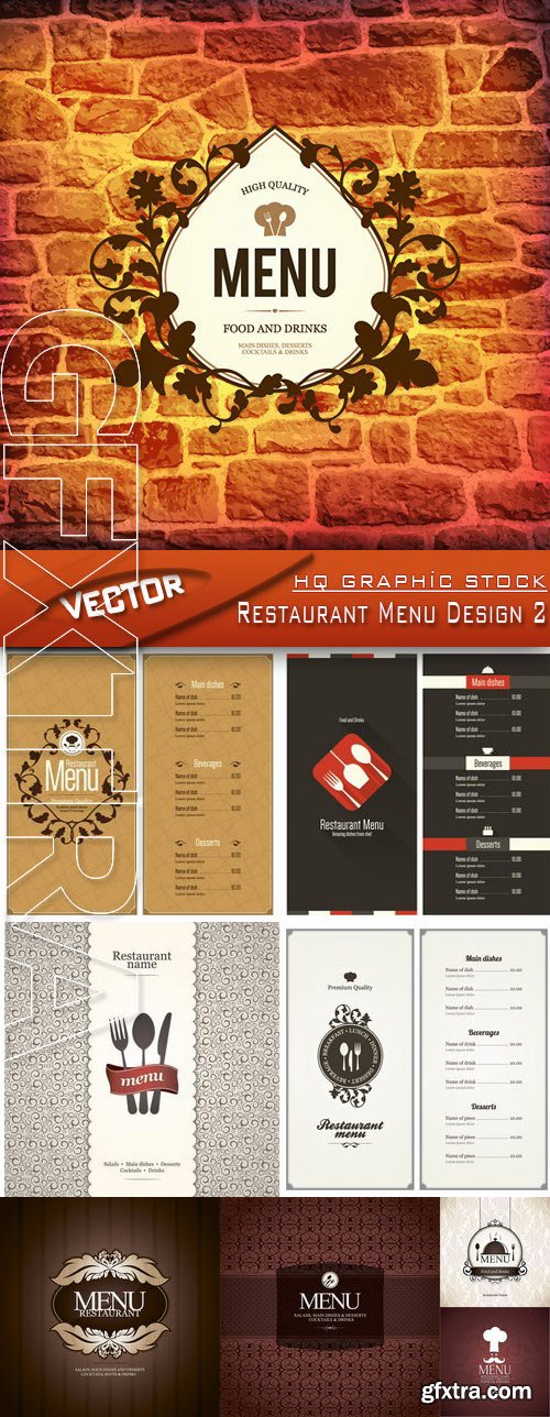 Stock Vector - Restaurant Menu Design 2