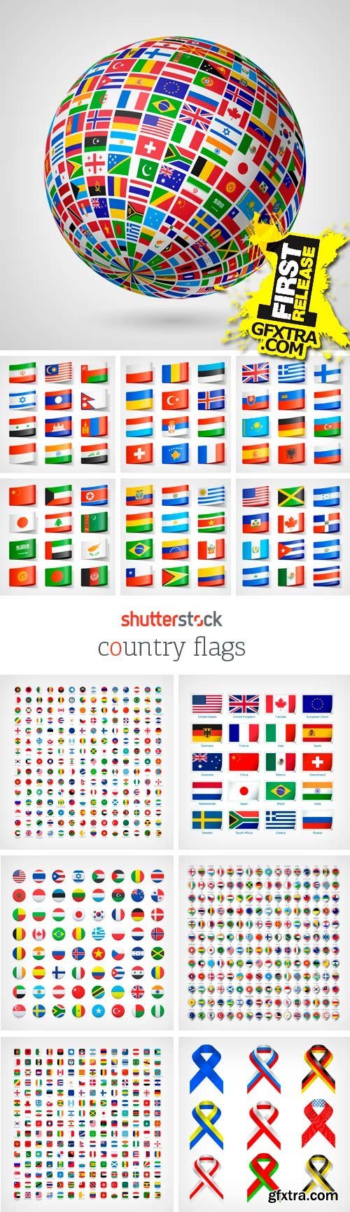 Amazing SS - Country Flags, 25xEPS