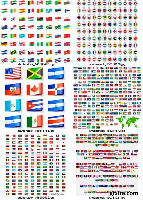 Amazing SS - Country Flags, 25xEPS