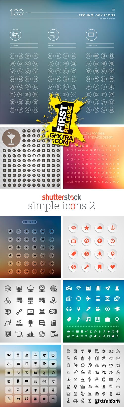 Amazing SS - Simple Icons 2, 25xEPS