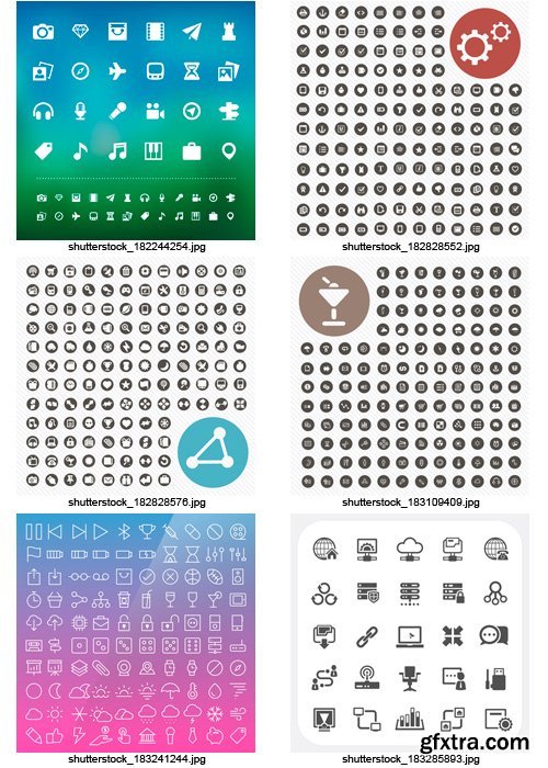 Amazing SS - Simple Icons 2, 25xEPS