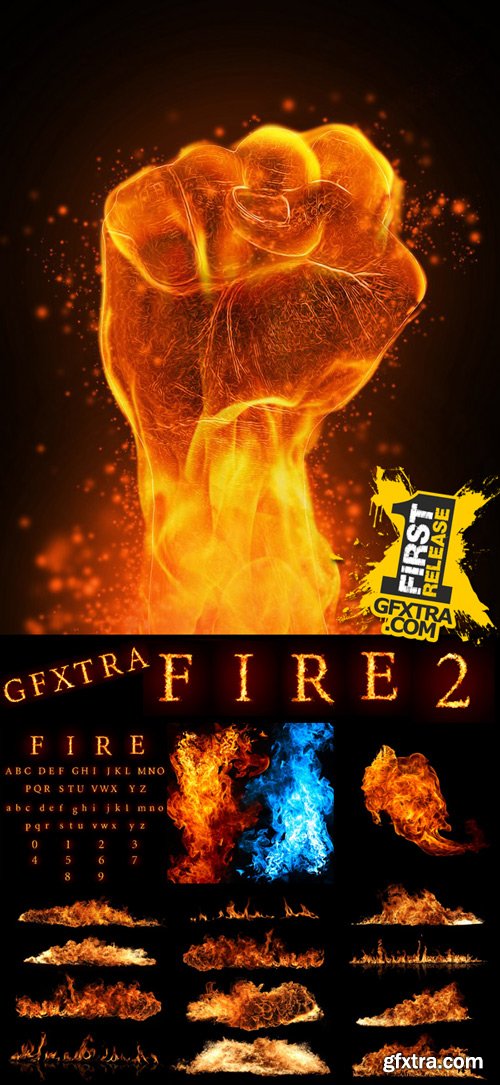 Stock Photos - Fire 2, 25xJpg