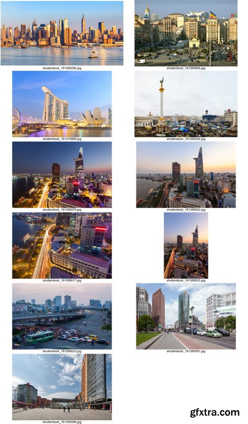 Stock Photos - World Cities 5, 25xJpg