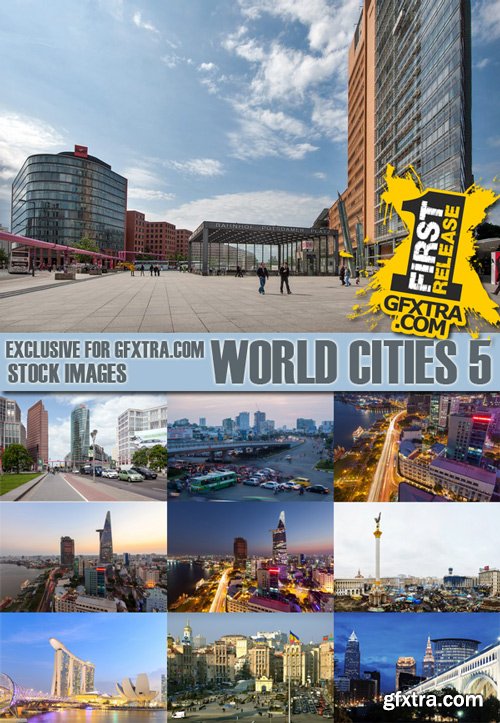 Stock Photos - World Cities 5, 25xJpg