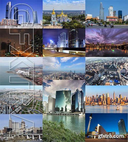 Stock Photos - World Cities 5, 25xJpg